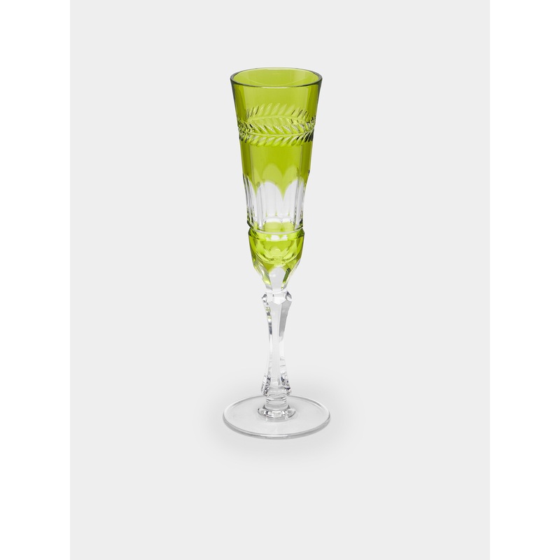 Chenonceaux Hand-Blown Crystal Champagne Flute
