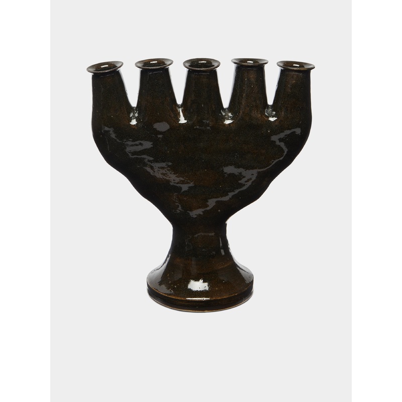 Five-Spouted Hand Ceramic Vase