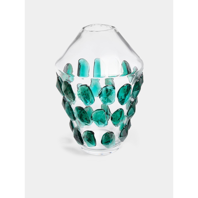 Gemmarto Hand-Blown Murano Glass Vase