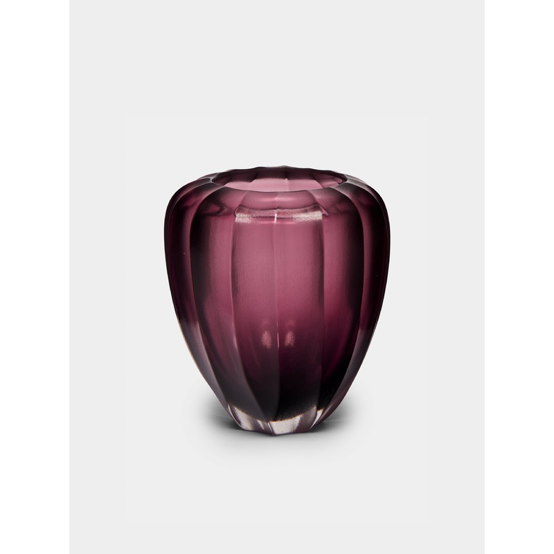 Goccia Ametista Hand-Blown Murano Glass Vase