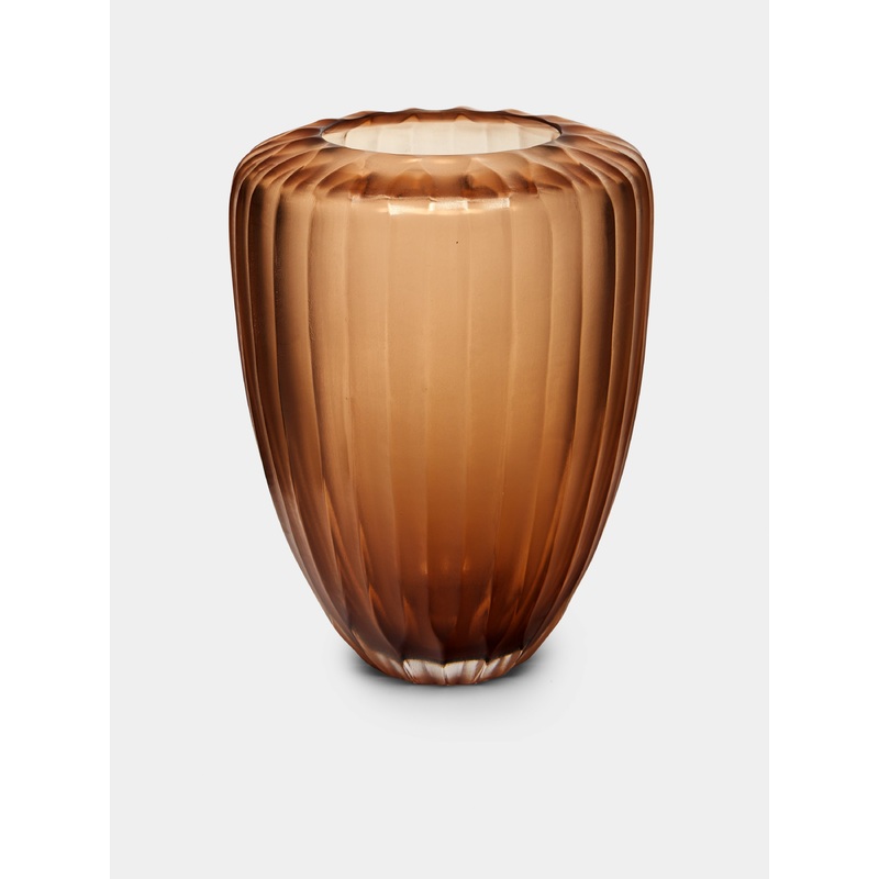 Goccia Miele Hand-Blown Murano Glass Vase