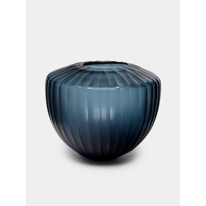 Goccia Oceano Hand-Blown Murano Glass Vase