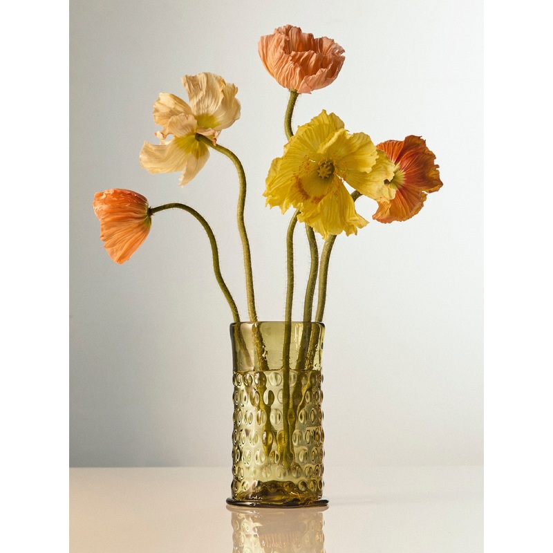 Hand-Blown Glass Vase
