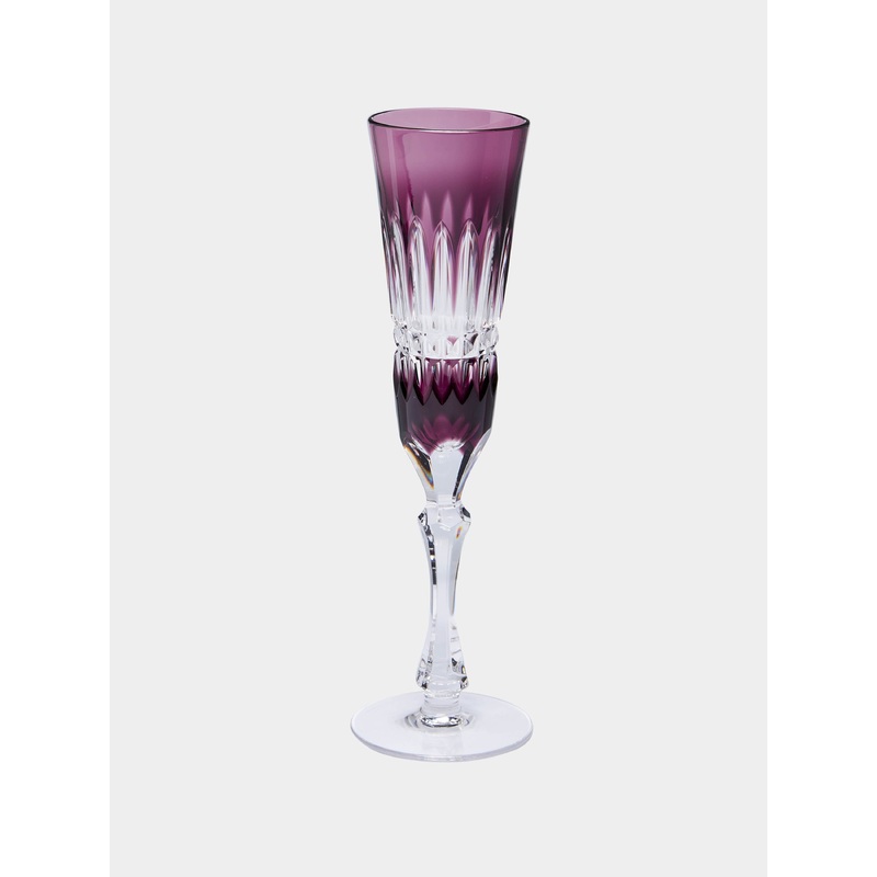 Mlodie Hand-Blown Crystal Champagne Flute