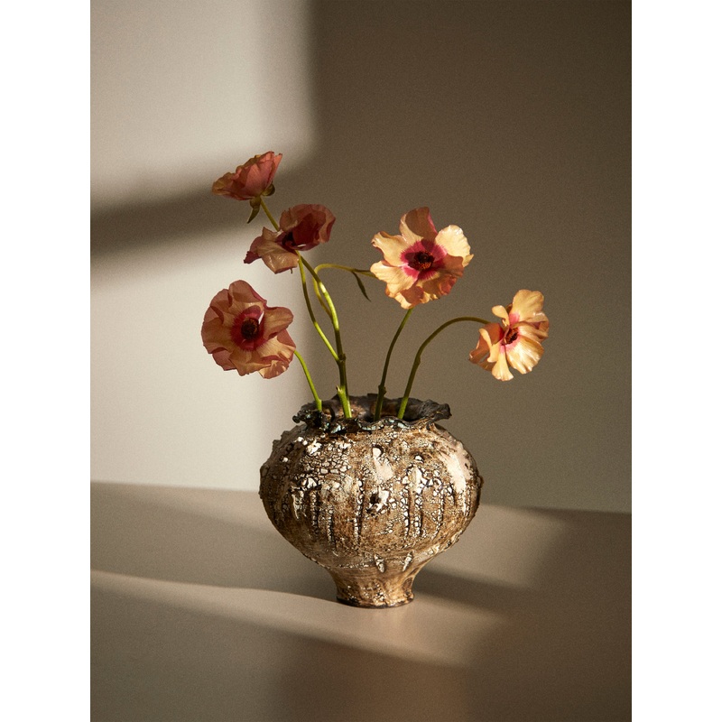 Poppy III Stoneware Vase