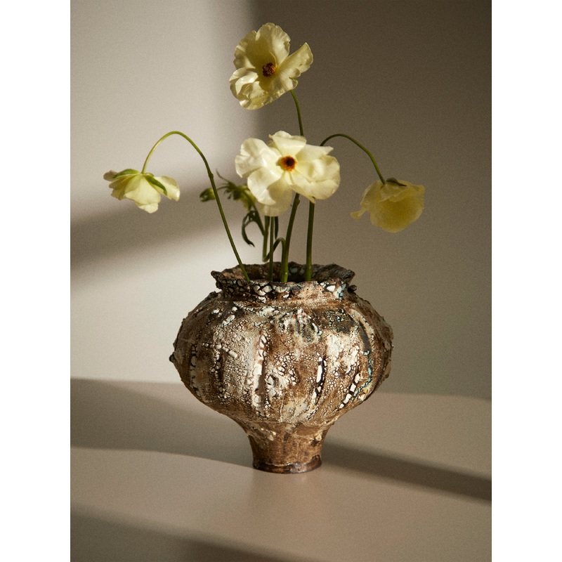 Poppy IV Stoneware Vase