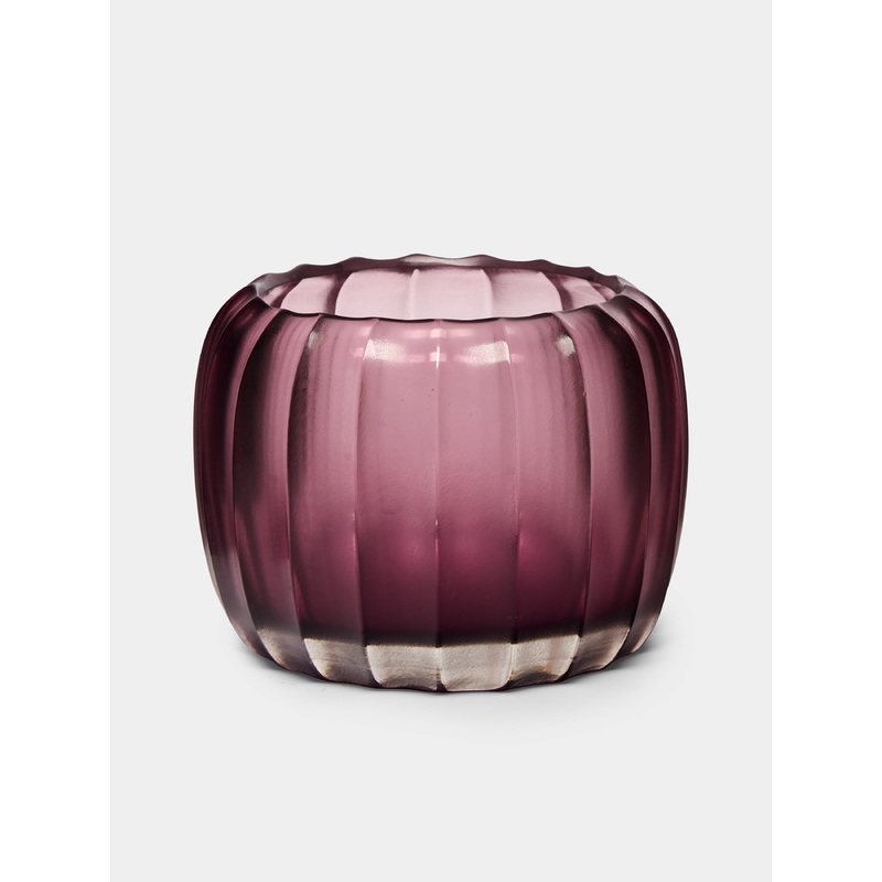 Pozzo Ametista Hand-Blown Murano Glass Vase