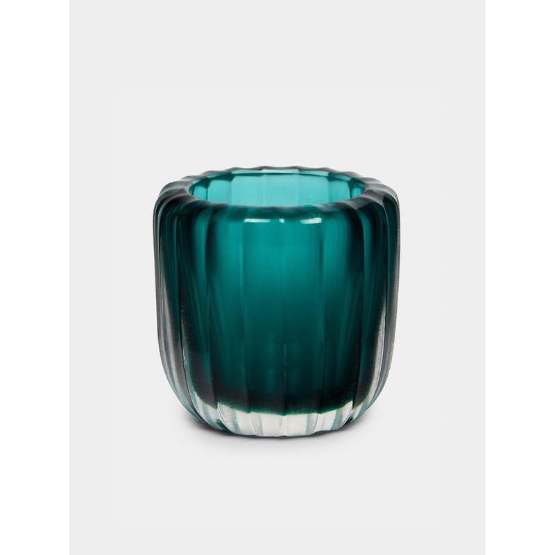 Rullo Acqua Hand-Blown Murano Glass Vase