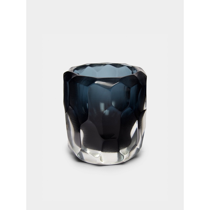 Rullo Oceano Hand-Blown Murano Glass Vase