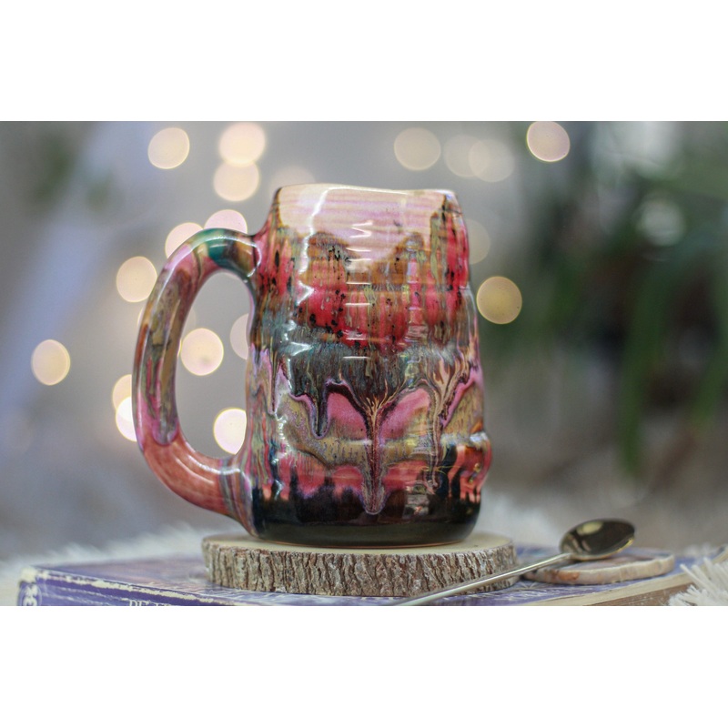 01-A+ Strawberry Hills PROTOTYPE Textured Mug - TOP SHELF NEXT LEVEL, 18 oz.