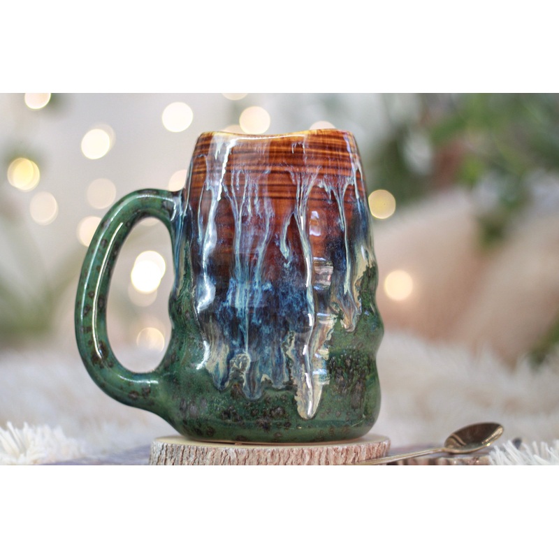 01-C New Wave Textured Mug - TOP SHELF, 27 oz