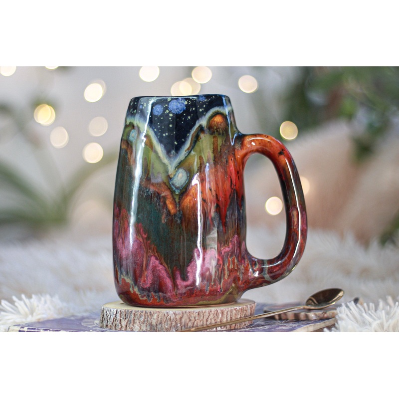 02-A Green Mountain Midnight Mug - TOP SHELF, 26 oz