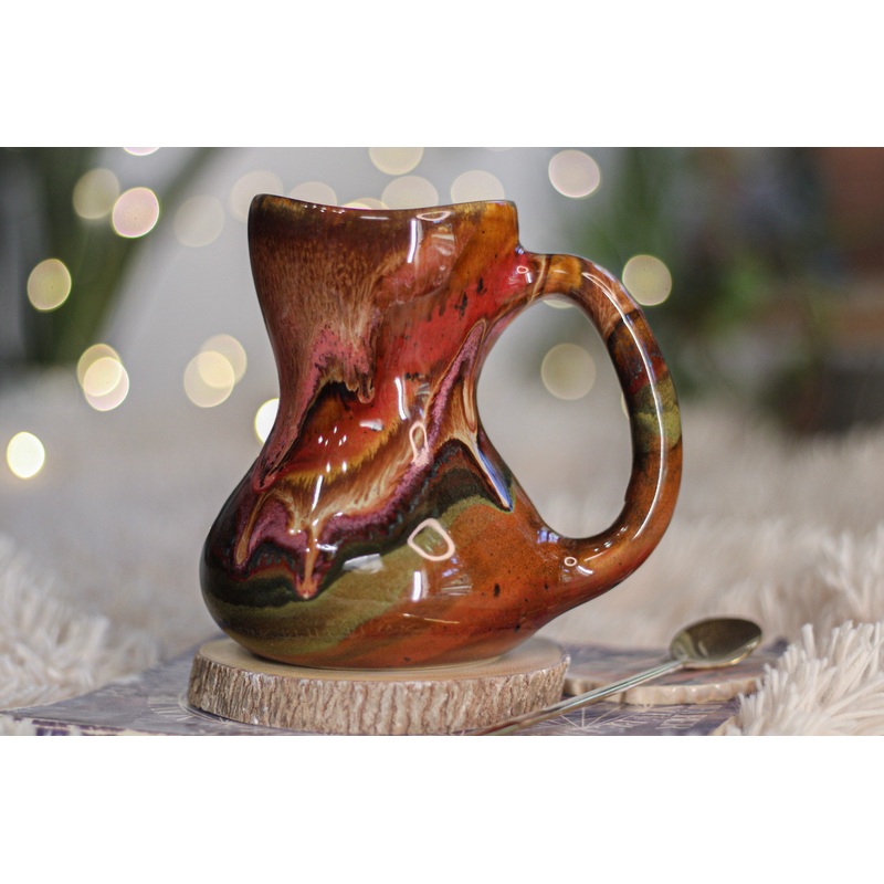 03-B Amber 'Flow' Mug - TOP SHELF, 18 oz.