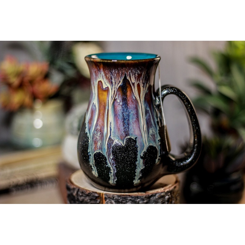 10-D New Wave Barely Flared Notched Mug TOP SHELF, 16 oz.
