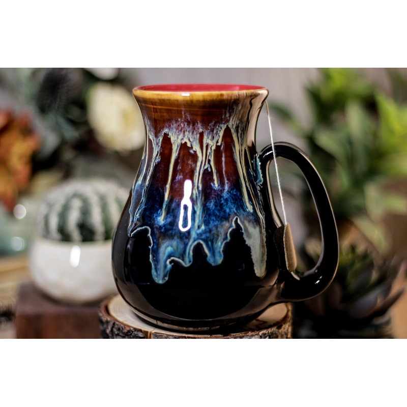 10-D New Wave Barely Flared Notched Mug - TOP SHELF, 21 oz.
