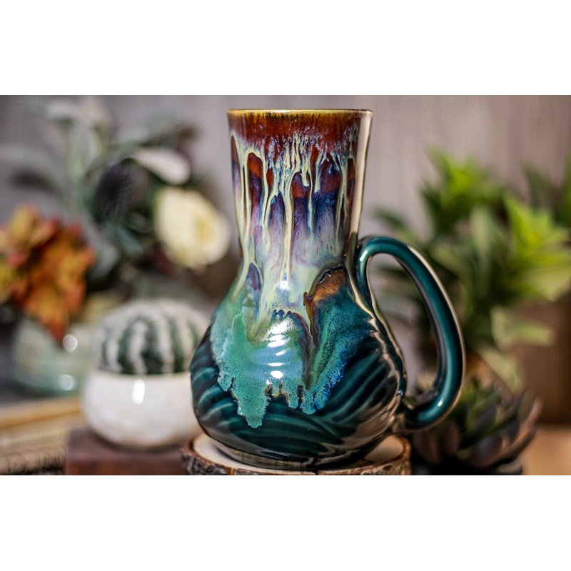 19-A New Wave/New Earth Mashup Textured Mug - TOP SHELF, 23 oz.
