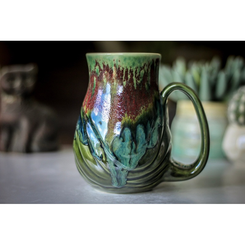 22-C PROTOTYPE Barely Flared Textured Mug - TOP SHELF, 17 oz.