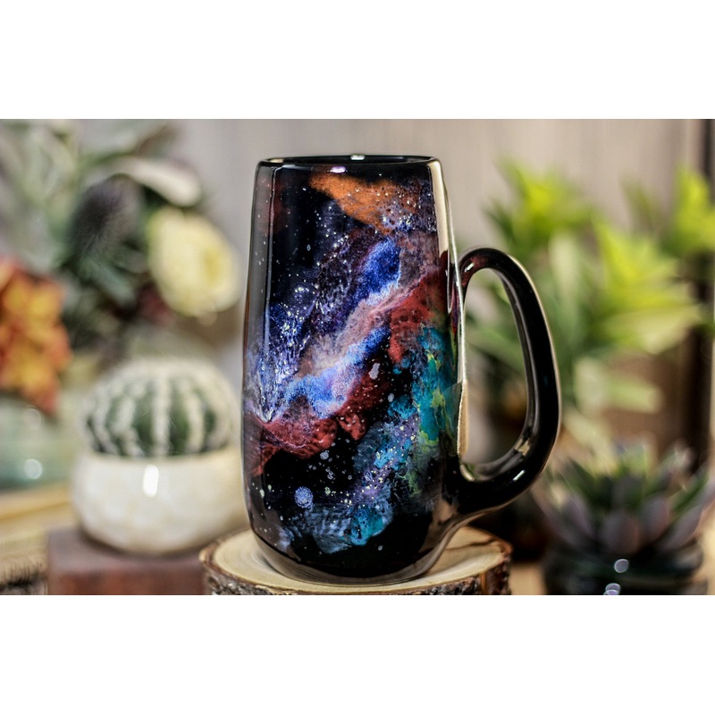 49-A Rainbow Stellar Notched Mug - TOP SHELF, 19 oz