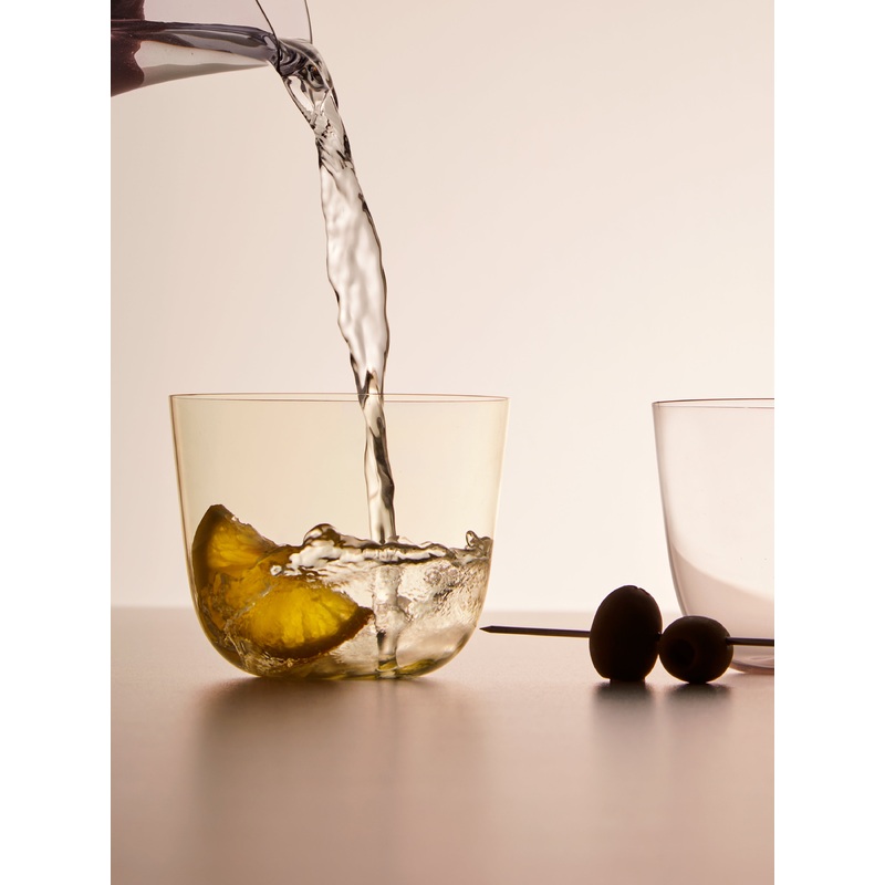 Alpha Hand-Blown Crystal Water Tumbler