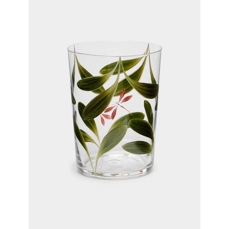 Dragonfly Hand-Painted Glass Tumblers (Set of 6)