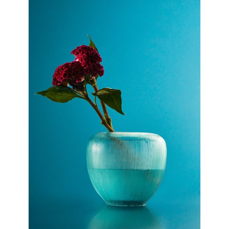 Goccia Coste Hand-Blown Murano Glass Large Vase