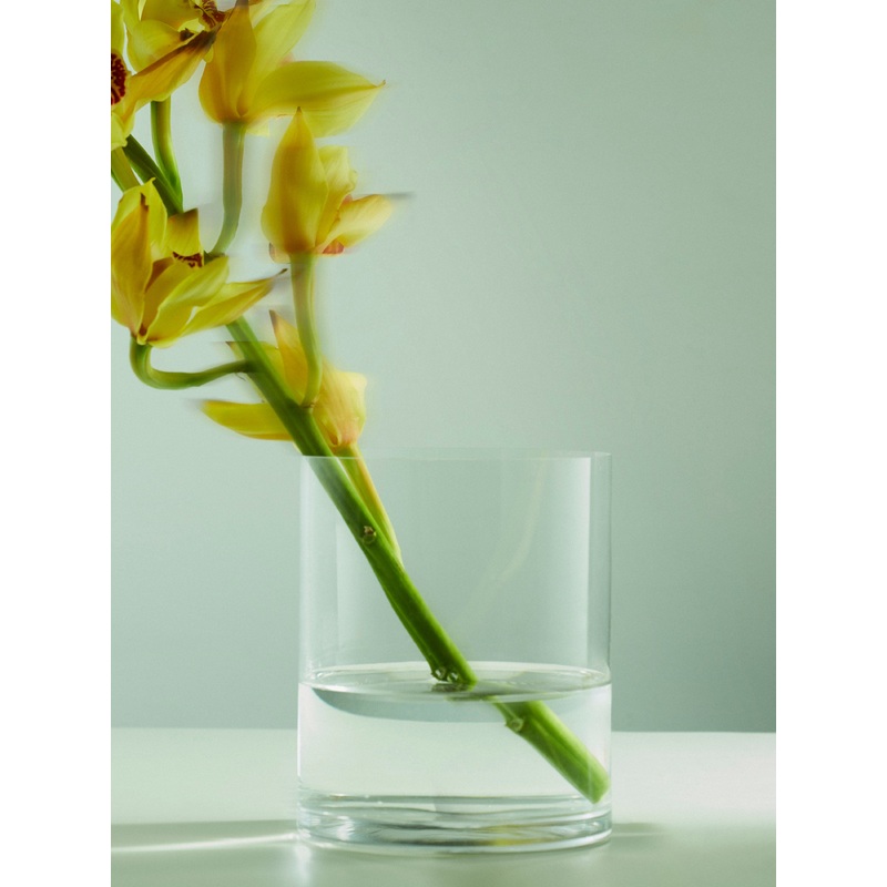 Hand-Blown Crystal Poppies Vase