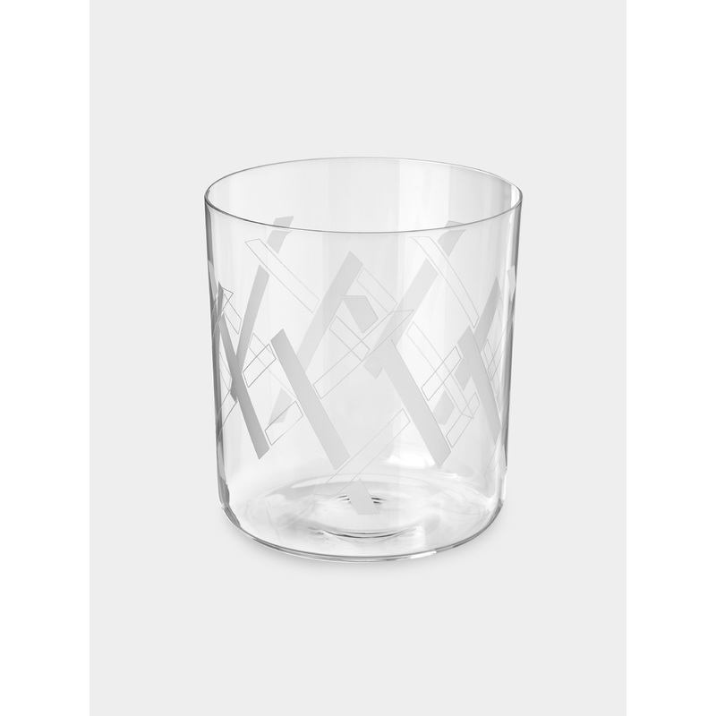 Neo Series VI Hand-Engraved Crystal Double Old Fashioned Glass