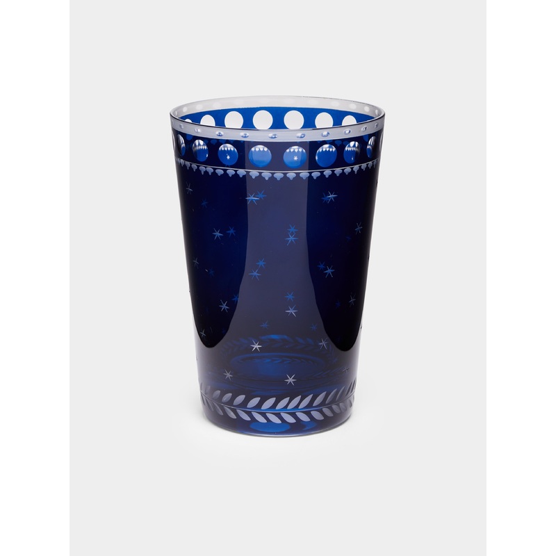 Staro Hand-Engraved Crystal Tumblers (Set of 6)