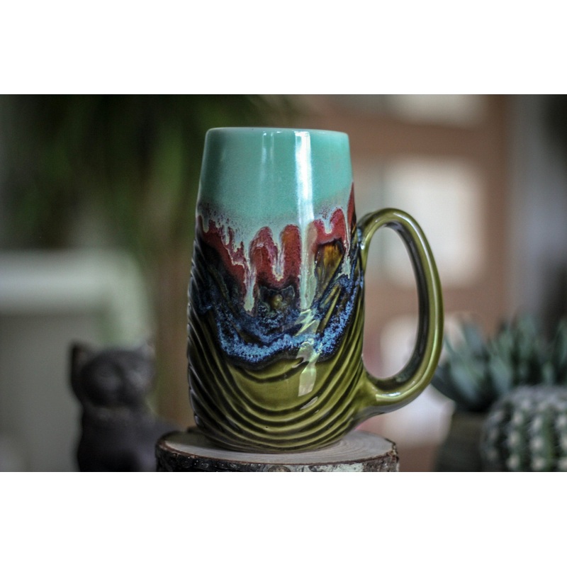 07-B Sonora Textured Mug - TOP SHELF, 21 oz.