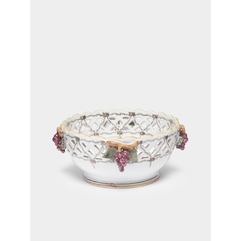 1930s Ceramic Grape Bowl