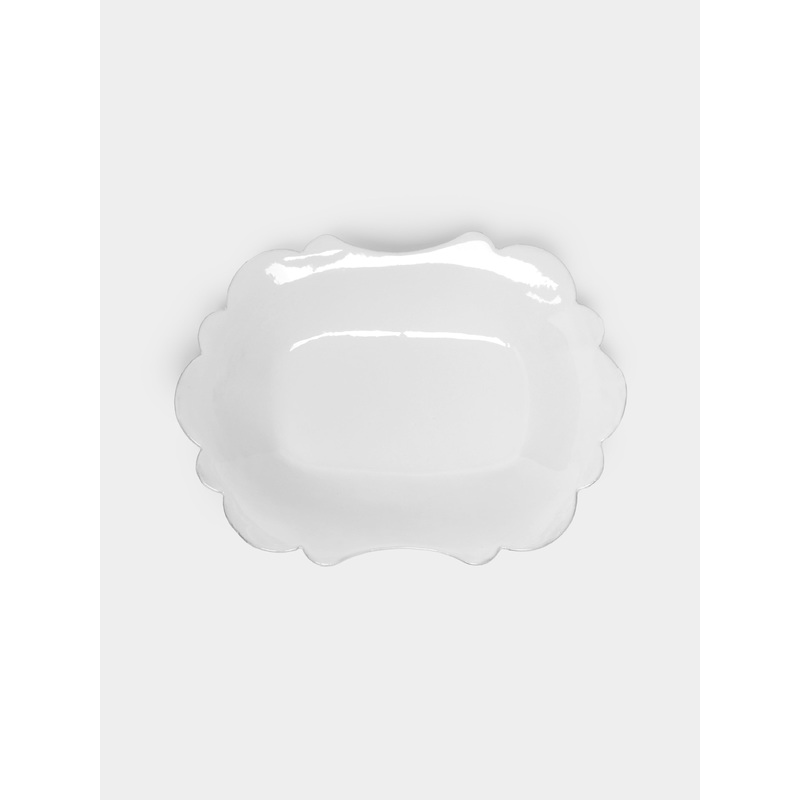 Colbert Hand-Glazed Ceramic Deep Platter