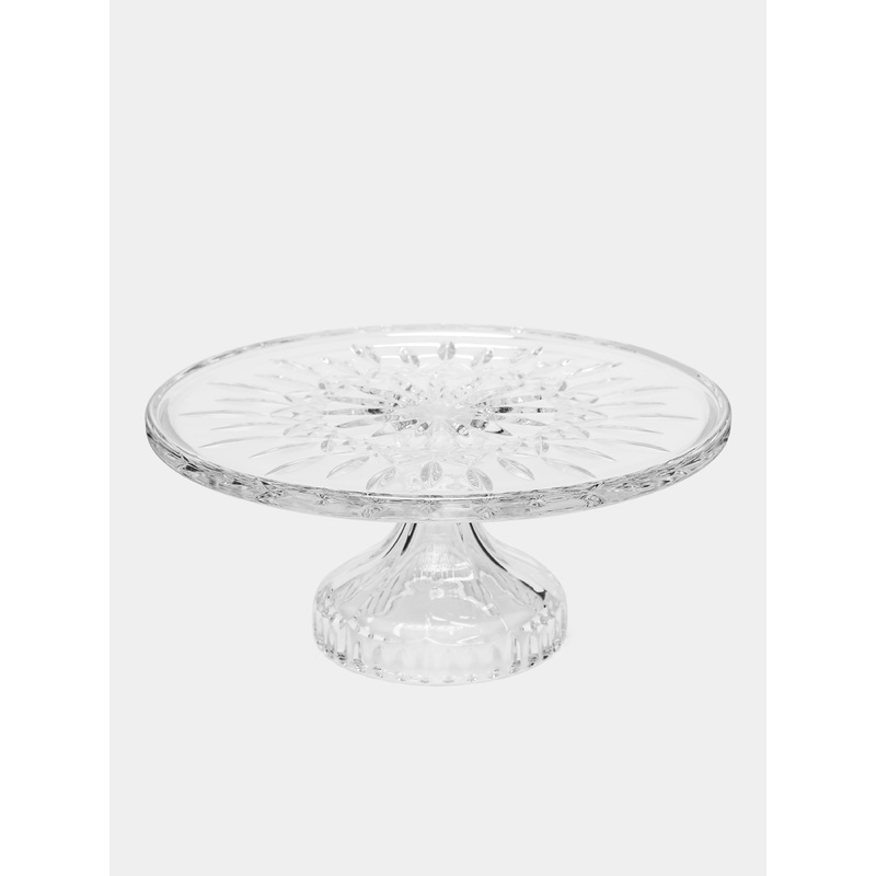 Cut Crystal FootedCake Plate