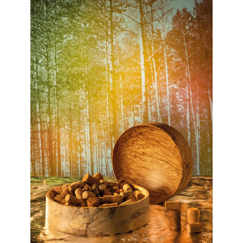 Fairlight Hand-Turned Patterned Beech Extra Large Bowl