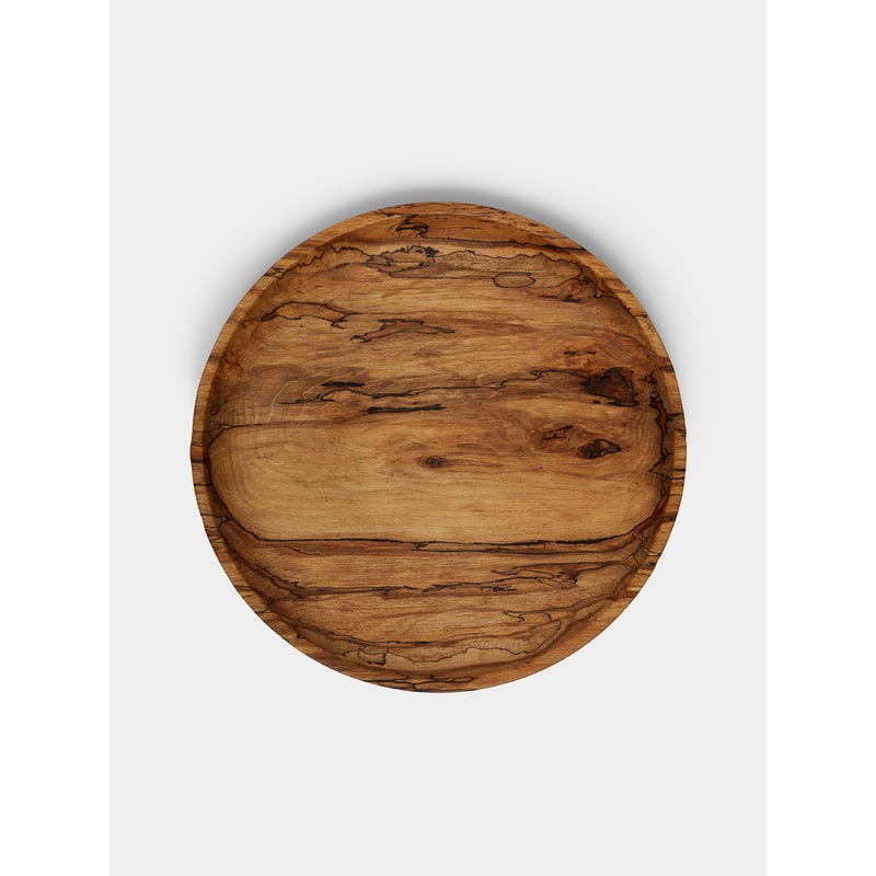 Fairlight Hand-Turned Patterned Beech Platter