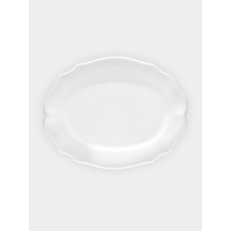 Festons Ceramic Oval Serving Dish