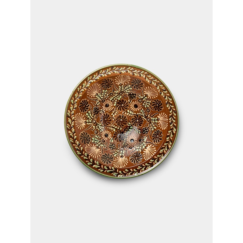 Flowers Hand-Painted Ceramic Small Serving Bowl