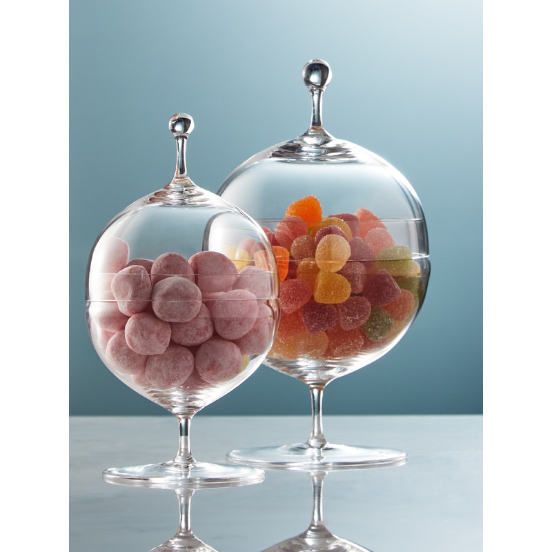 Hand-Blown Crystal Candy Dish III