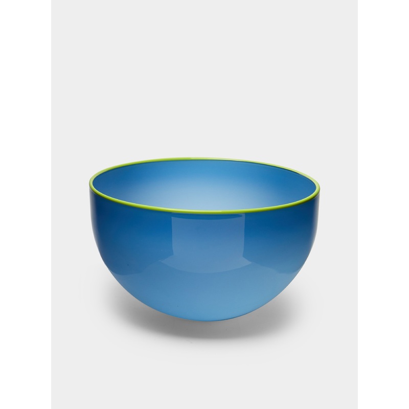 Hand-Blown Glass Large Serving Bowl