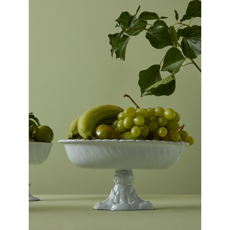 Peggy Hand-Glazed Ceramic Raised Oval Platter