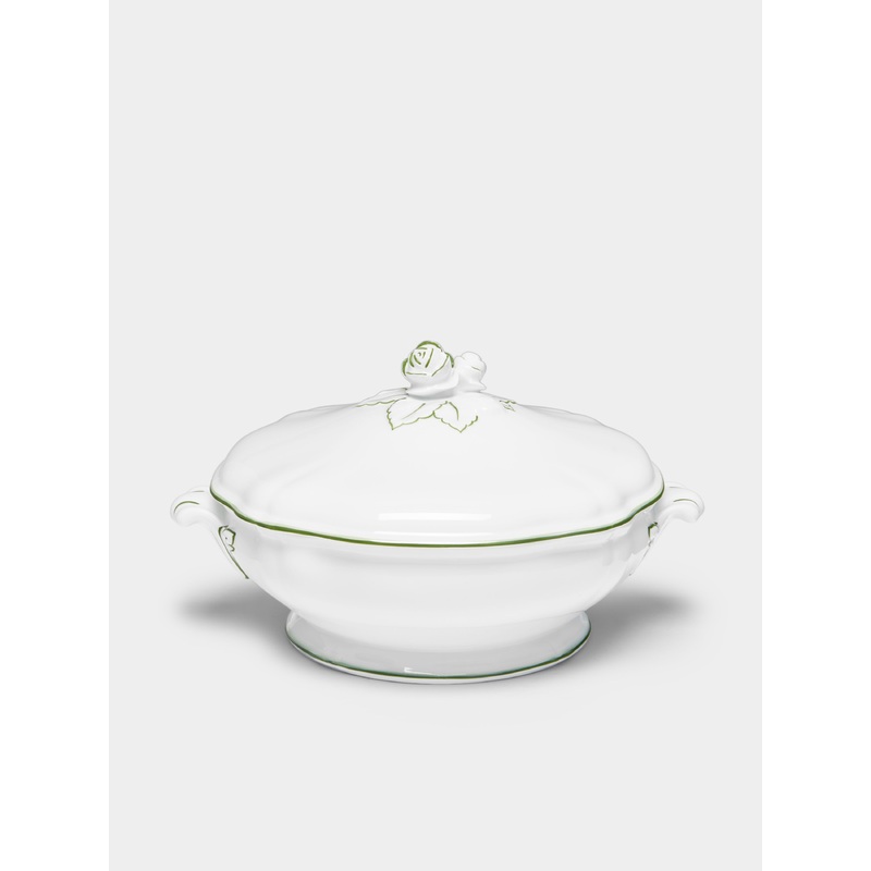 Touraine Hand-Painted Porcelain Vegetable Dish
