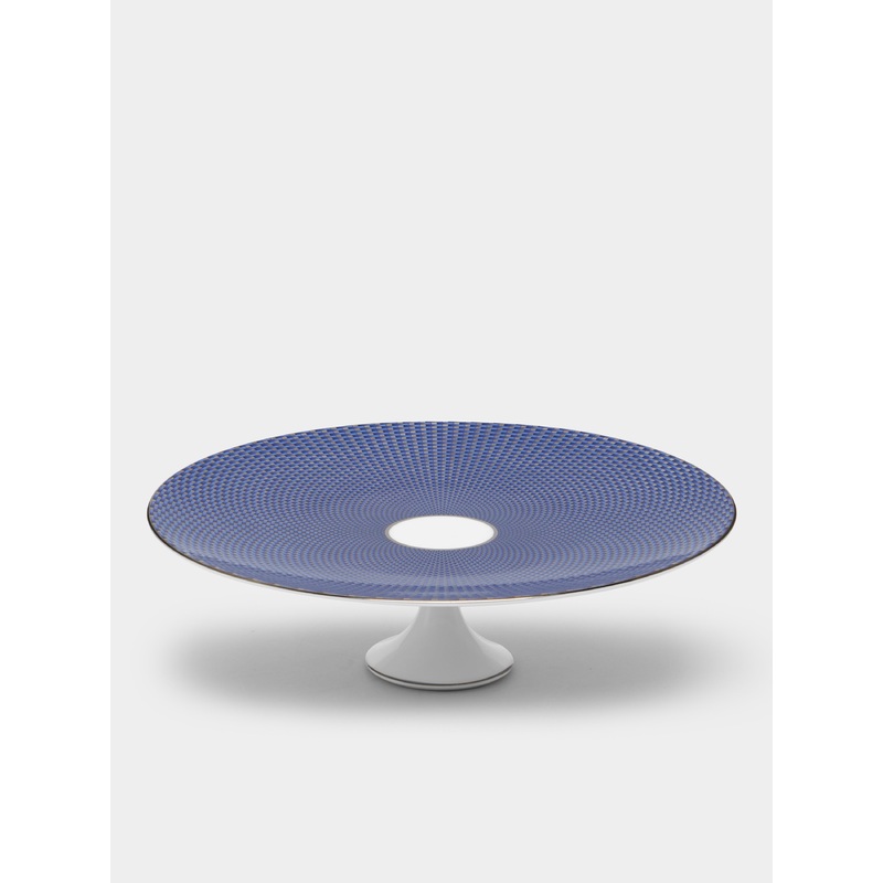 Trsor Bleu Porcelain Large Cake Stand