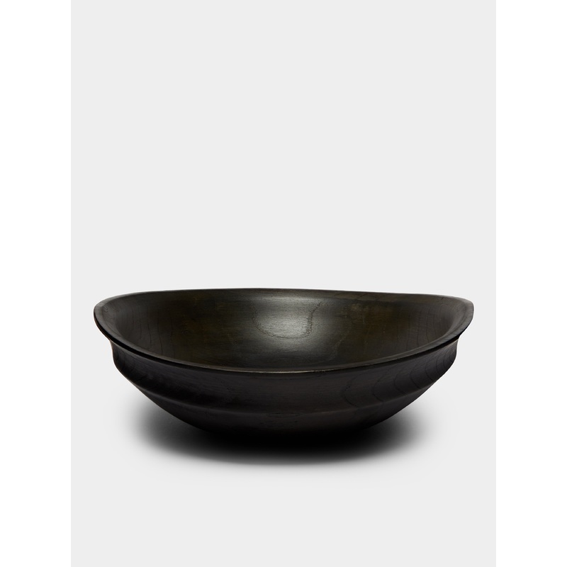 Urushi Oak Wood Fruit Bowl