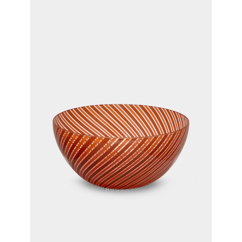 Venini Spiral Murano Glass Bowl
