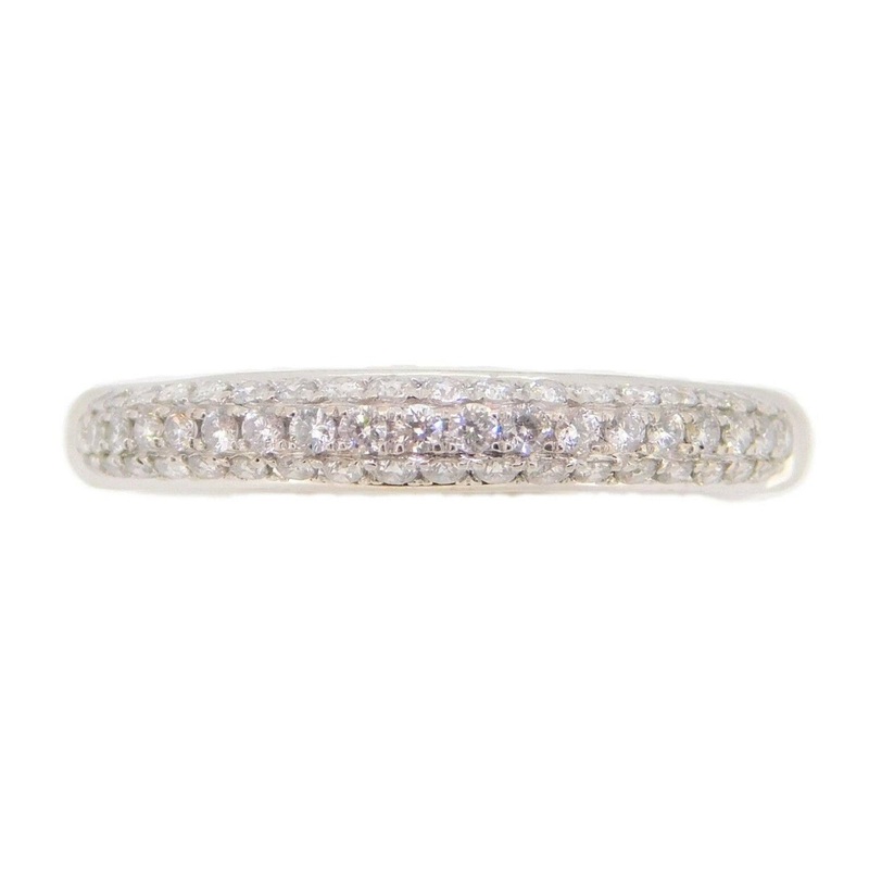 14k Gold .33ct Pave Genuine Natural Diamond Ring Band (#J3989)