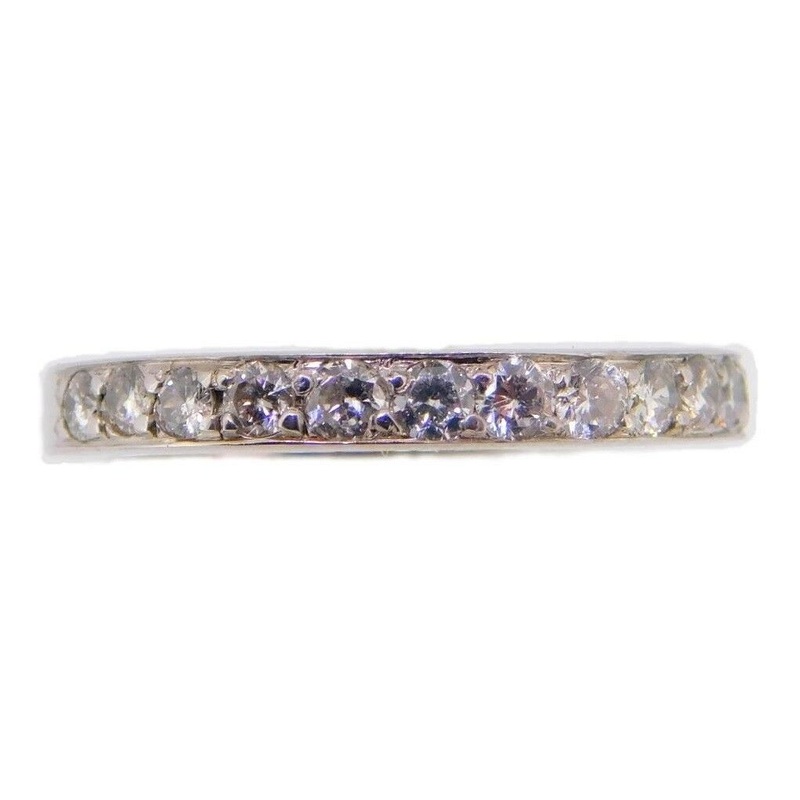 14k White Gold Ring Band with 1/2ct Diamonds (#J3918)