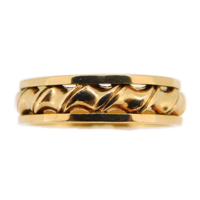 14k Yellow Gold Pierced Eternity Band 5.1mm (#J3915)