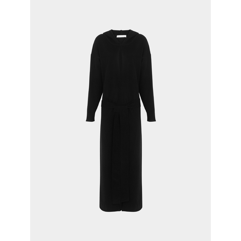 Cashmere Hooded Robe  | Size: L