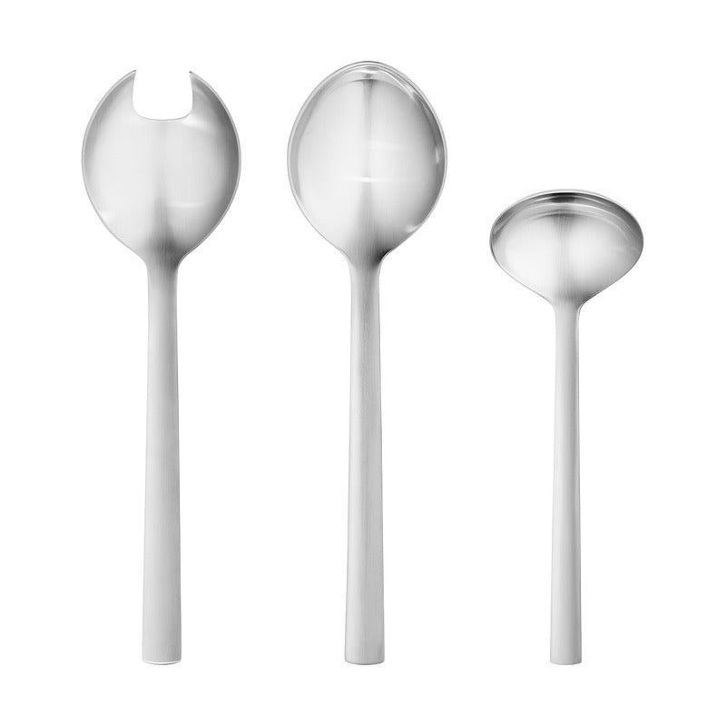 New York by Georg Jensen Stainless Steel Flatware Serving Set 3 pieces New