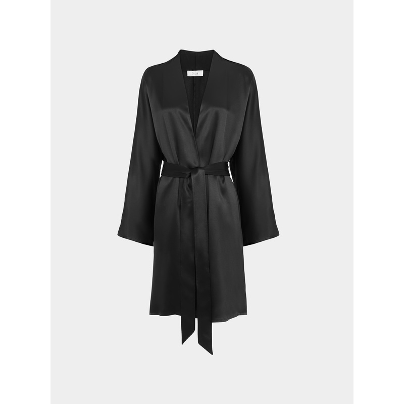 Silk Long Robe  | Size: L