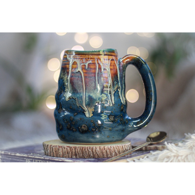 09-D New Wave Textured Mug, 18 oz